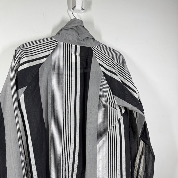 Vintage Kim Bernardin Paris Cardigan Gray Black Large  Avant Garde Lagenlook - Picture 11 of 16